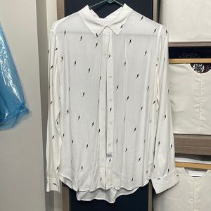 Rails lightning bolt blouse